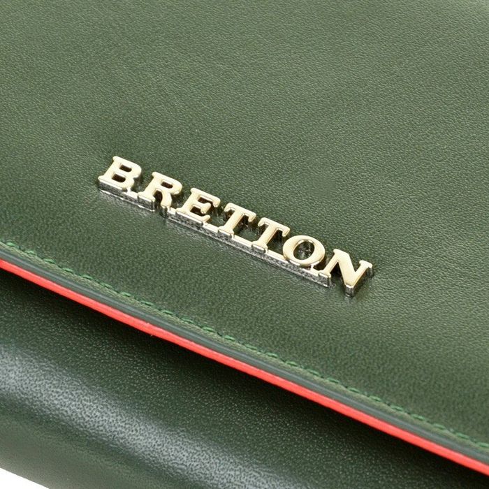 Шкіряний гаманець Color Bretton W5520 green купити недорого в Ти Купи