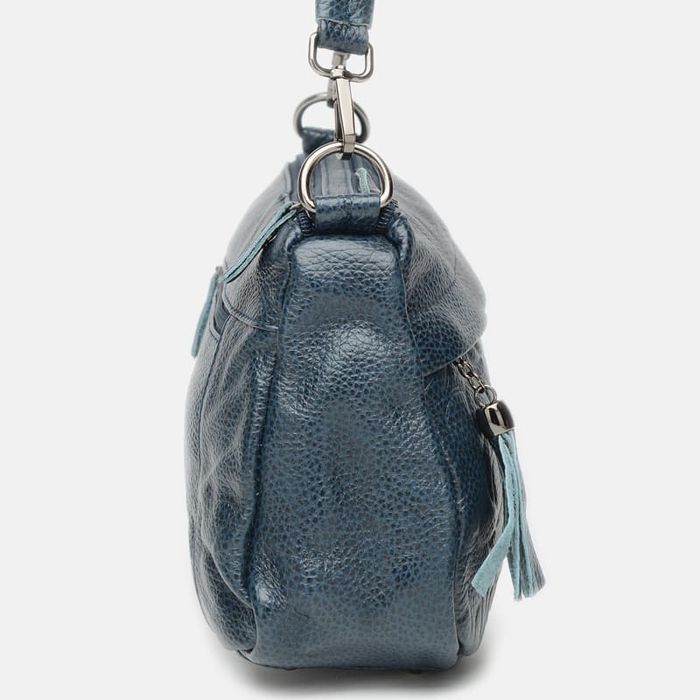 Женская кожаная сумка Keizer k1840-blue купить недорого в Ты Купи