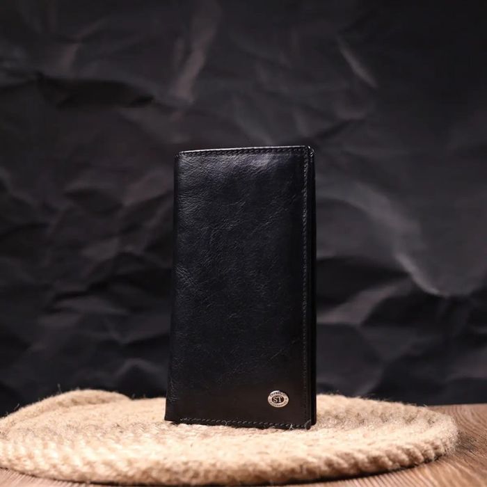 Мужской кожаный кошелек ST Leather 19420 купить недорого в Ты Купи