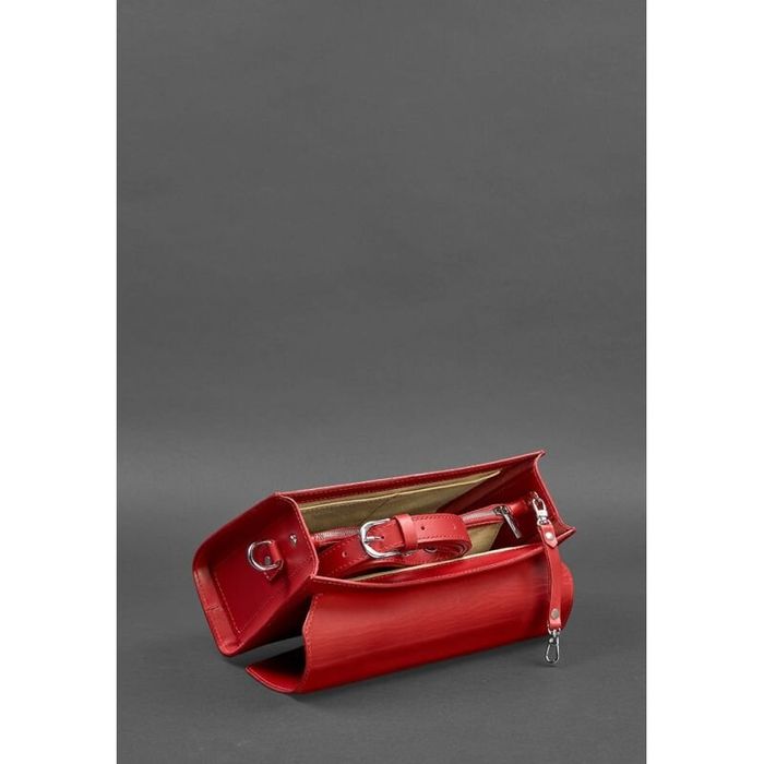 Женская кожаная сумка-кроссбоди BlankNote Lola Красная (BN-BAG-35-ruby) купить недорого в Ты Купи