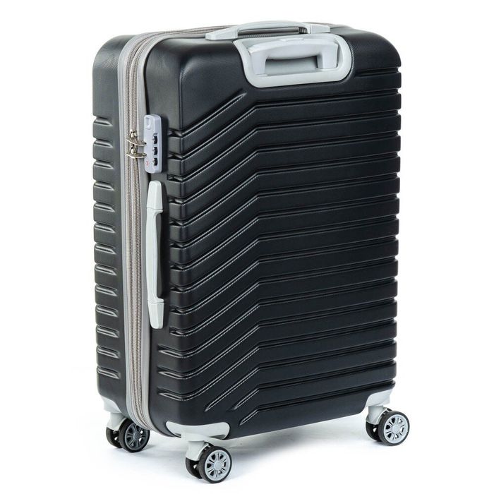 Комплект валіз 2/1 ABS-пластик PODIUM 8347 black змійка 32604 купити недорого в Ти Купи
