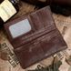 Чоловічий шкіряний гаманець Vintage 1412 Коричневий