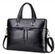 Мужская черная деловая сумка Polo 6604-4