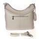 Женская кожаная сумка с ключницей ALEX RAI 2035-9 white-grey