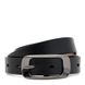 Женский кожаный ремень Borsa Leather CV1ZK-015bl-black