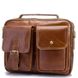 Кожаная коричневая сумка унисекс Bexhill bx6110