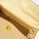 Женская кожаная сумка Borsa Leather K1EZE3167ye-yellow