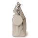 Женская кожаная сумка с ключницей ALEX RAI 2035-9 white-grey