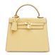 Женская кожаная сумка Borsa Leather K1EZE3167ye-yellow