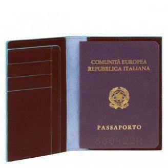 Обкладинка для паспорта Piquadro Blue Square (PP1660B2_MO) купити недорого в Ти Купи
