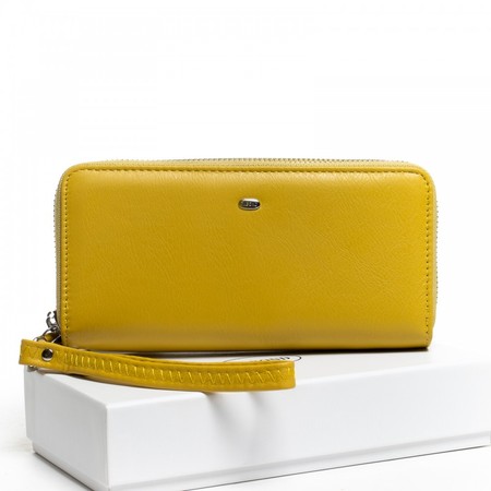 Кожаный женский кошелек Classic DR. BOND W39-3 yellow купить недорого в Ты Купи