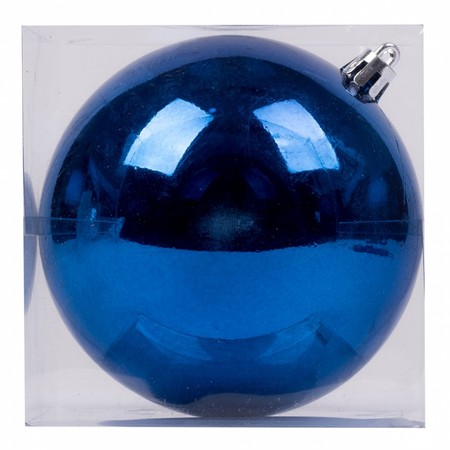 Куля новорічна Yes! Fun d-10 см, синій 974039 купити недорого в Ти Купи
