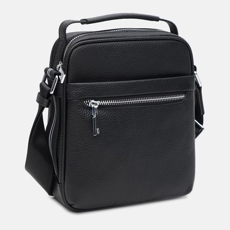 Мужская кожаная сумка Ricco Grande K16607а-black купить недорого в Ты Купи