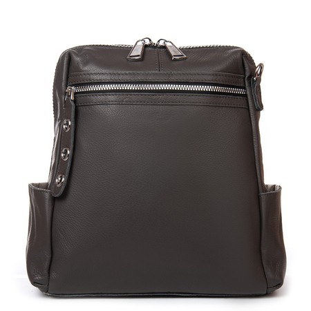 Жіночий рюкзак шкіряний ALEX RAI 8781-9 grey купити недорого в Ти Купи