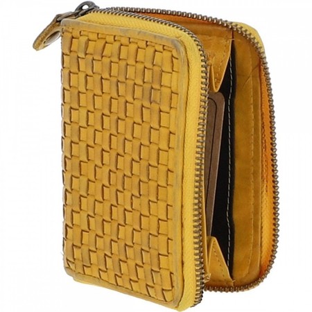 Женский кожаный кошелек Ashwood D80 Yellow купить недорого в Ты Купи