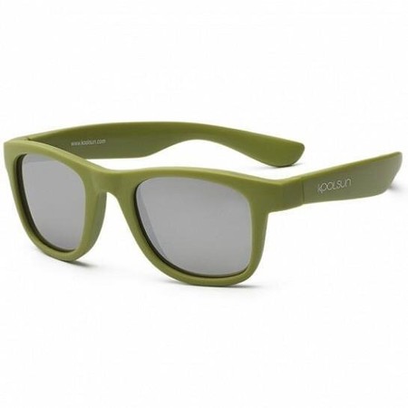 Дитячі сонцезахисні окуляри Koolsun хакі серії Wave Розмір 1+ (KS-WAOB001) купити недорого в Ти Купи