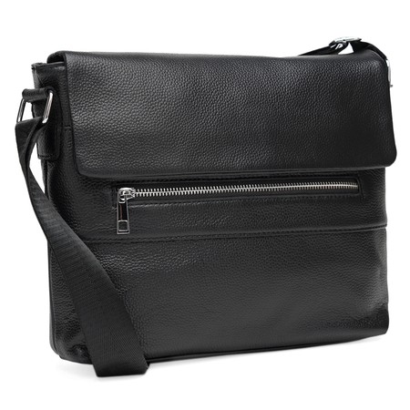 Чоловічі шкіряні сумки Borsa Leather K13530-black купити недорого в Ти Купи