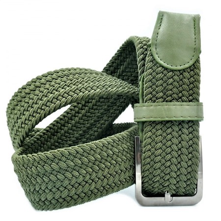 Текстильний зелений ремінь гумка Le-Mon 4 см. un-4rez-0084 купити недорого в Ти Купи