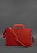 Жіноча шкіряна сумка для ноутбука і документів червона BlankNote BN-BAG-36-RED