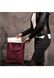 Жіноча шкіряна сумка BlankNote Бетсі бордова - BN-BAG-10-VIN-KR
