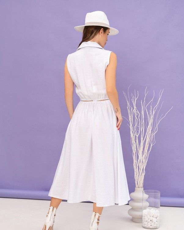 Платье ISSA PLUS 14080 L белый купить недорого в Ты Купи
