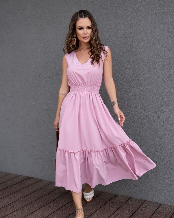 Сукня ISSA PLUS 14096 S рожевий купити недорого в Ти Купи