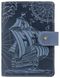 Обкладинка для паспорта зі шкіри Hi Art «Discoveries» PB-03S / 1 Shabby Lagoon Блакитний купити недорого в Ти Купи