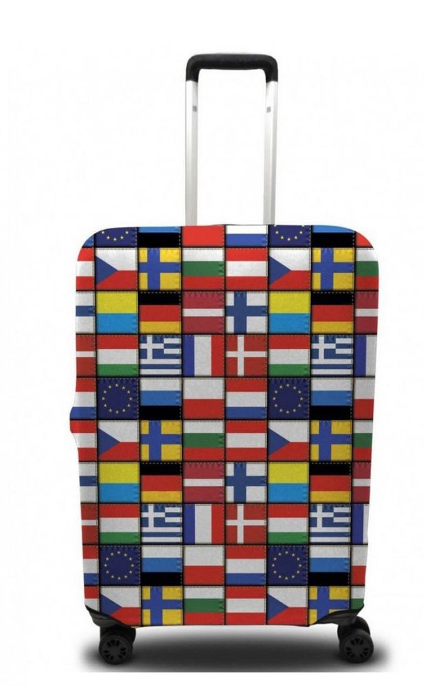 Защитный чехол для чемодана Coverbag дайвинг c рисунком 0413 M купить недорого в Ты Купи