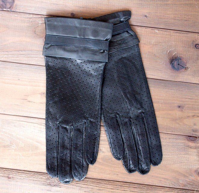 Жіночі шкіряні рукавички Shust Gloves 845 купити недорого в Ти Купи