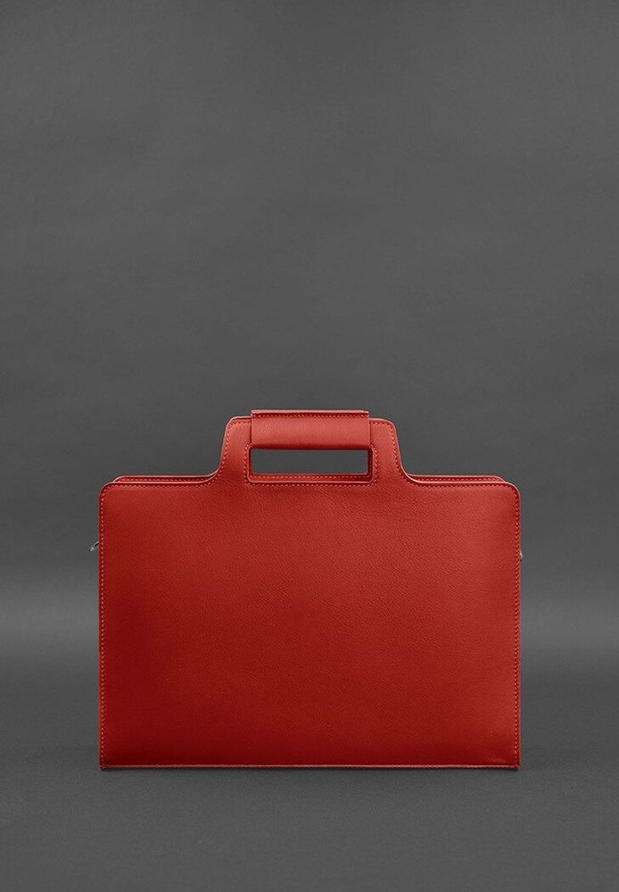 Сумка из натуральной кожи для ноутбука и документов красная BlankNote BN-BAG-36-RED купить недорого в Ты Купи