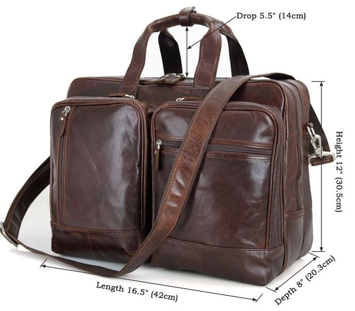 Мужская кожаная сумка Vintage 14385 купить недорого в Ты Купи