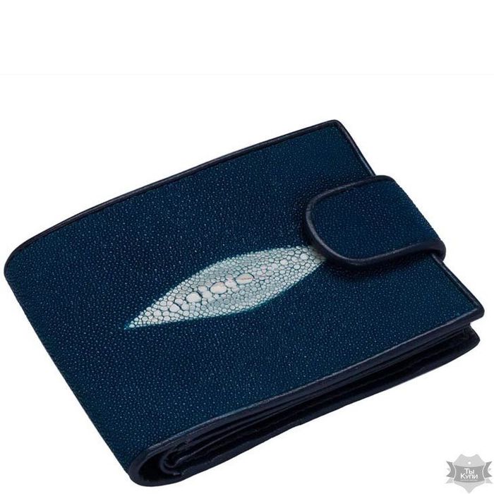 Жіночий синій гаманець зі шкіри ската Ekzotic Leather stw22_1 купити недорого в Ти Купи