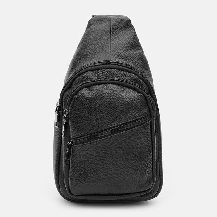 Мужской кожаный рюкзак Keizer K1083bl-black купить недорого в Ты Купи