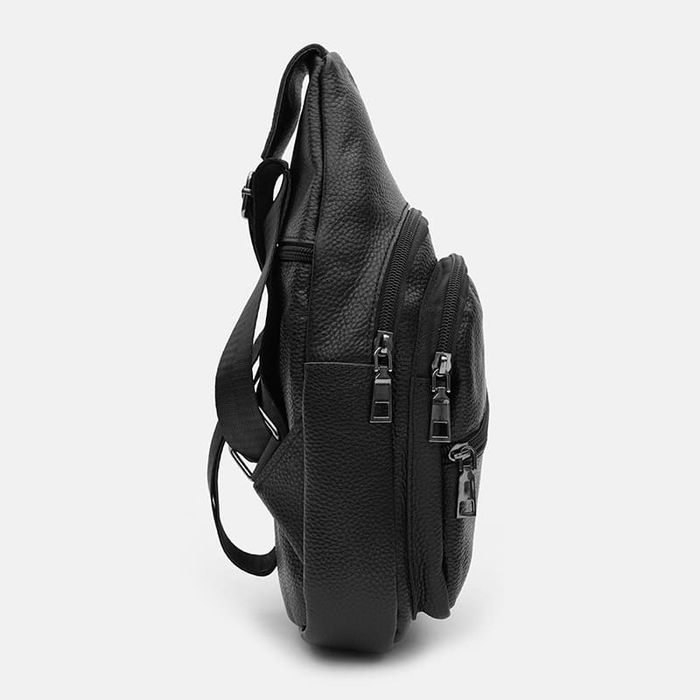 Чоловічий рюкзак шкіряний Keizer K1083bl-black купити недорого в Ти Купи
