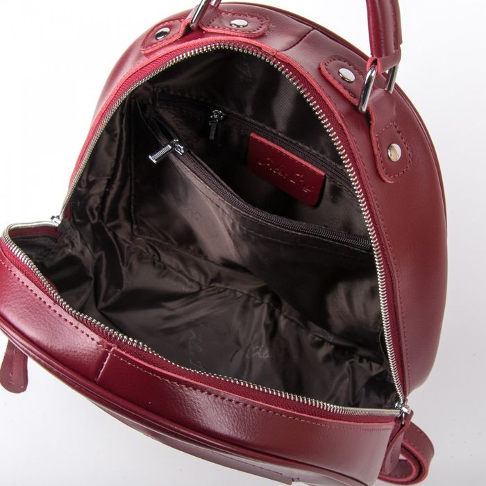 Сумка женская рюкзак кожа ALEX RAI 03-01 8715 dark-red купить недорого в Ты Купи