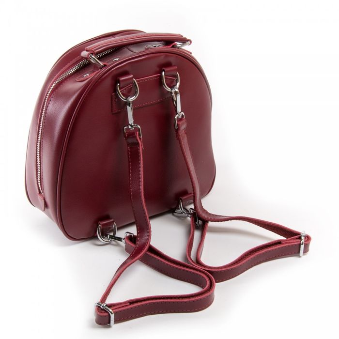 Сумка жіноча рюкзак шкіра ALEX RAI 03-01 8715 dark-red купити недорого в Ти Купи