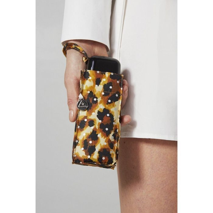 Жіноча механічна парасолька Fulton L501 Tiny-2 Bling Leopard (Леопард з блискітками) купити недорого в Ти Купи