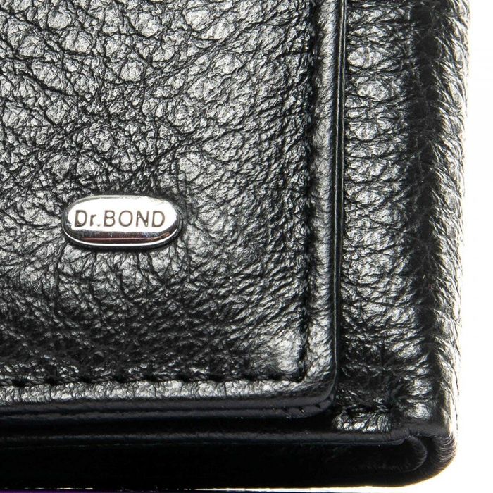 Жіночий шкіряне портмоне Classic DR. BOND WS-6 black купити недорого в Ти Купи