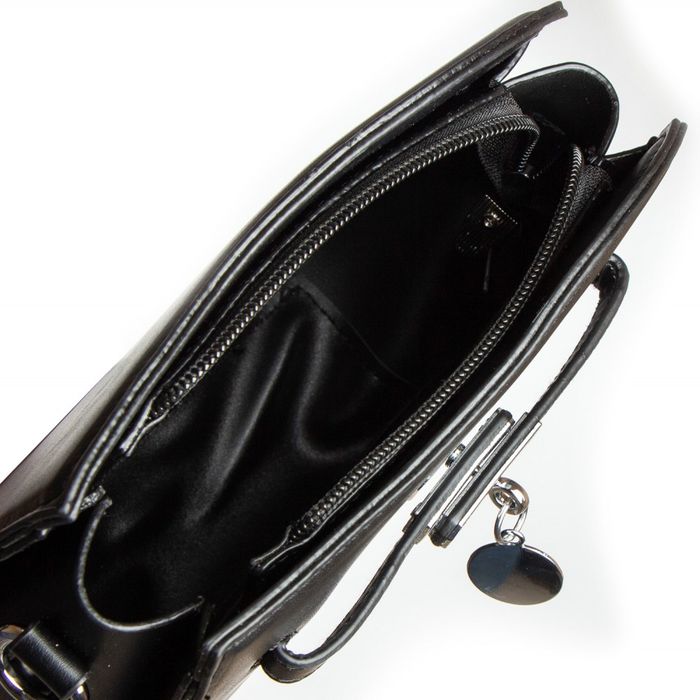 Жіноча сумочка зі шкірозамінника FASHION 22 F026 black купити недорого в Ти Купи