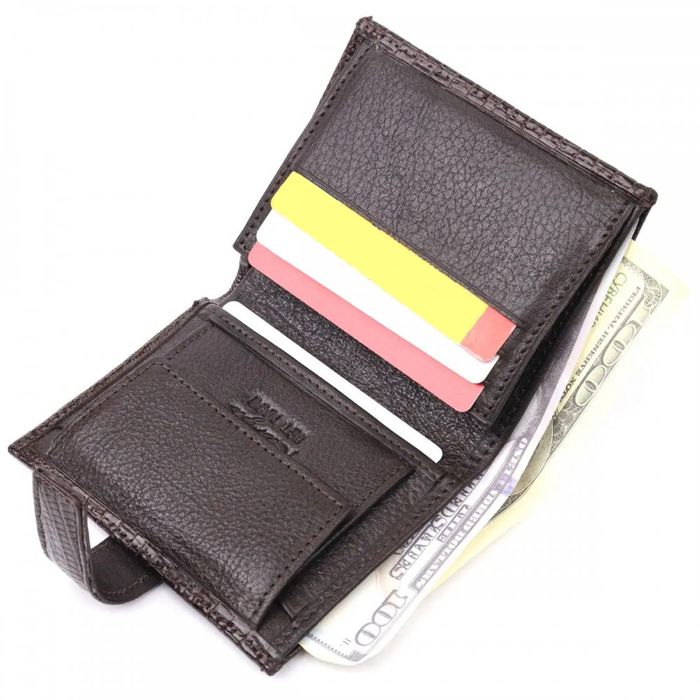 Чоловічий гаманець зі шкіри KARYA 20991 купити недорого в Ти Купи