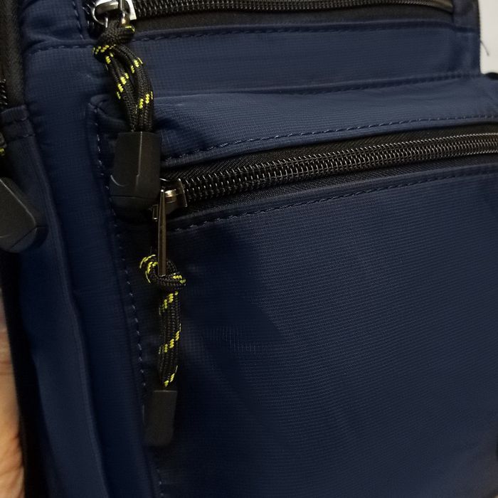 Мужская сумка через плечо Lanpad 3791 blue купить недорого в Ты Купи