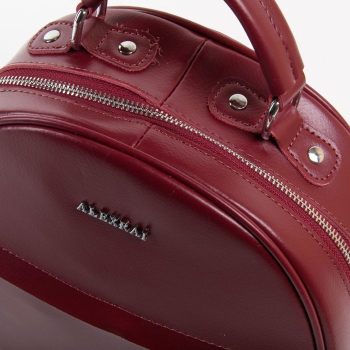 Сумка жіноча рюкзак шкіра ALEX RAI 03-01 8715 dark-red купити недорого в Ти Купи