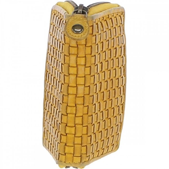 Женский кожаный кошелек Ashwood D80 Yellow купить недорого в Ты Купи