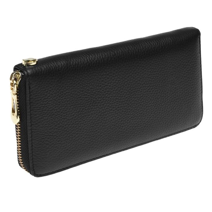 Жіночий шкіряний гаманець Keizer K12707-black купити недорого в Ти Купи