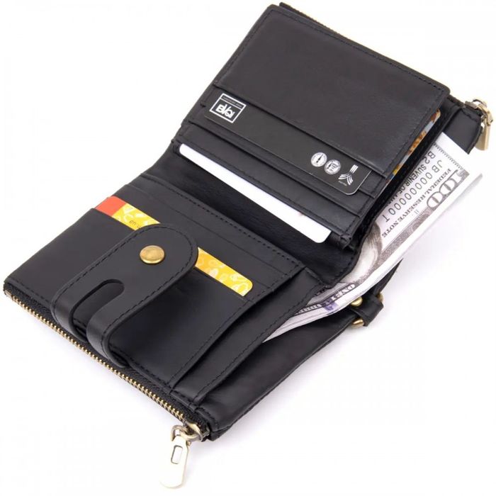 Чоловічий шкіряний гаманець на ланцюжку Vintage 20437 купити недорого в Ти Купи