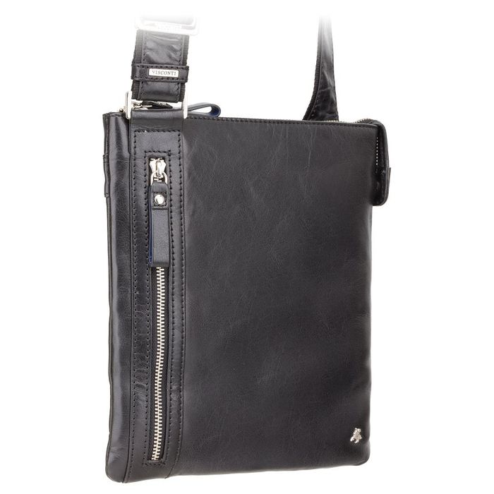Мужская кожаная сумка-планшет Visconti TAYLOR ML-25 BLK купить недорого в Ты Купи