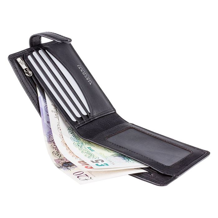 Чоловічий гаманець Visconti TSC41 Massa (Black) з захистом RFID купити недорого в Ти Купи