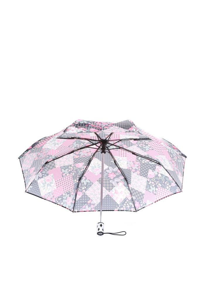 Зонт-автомат Baldinini Черный с розовым (50) купить недорого в Ты Купи