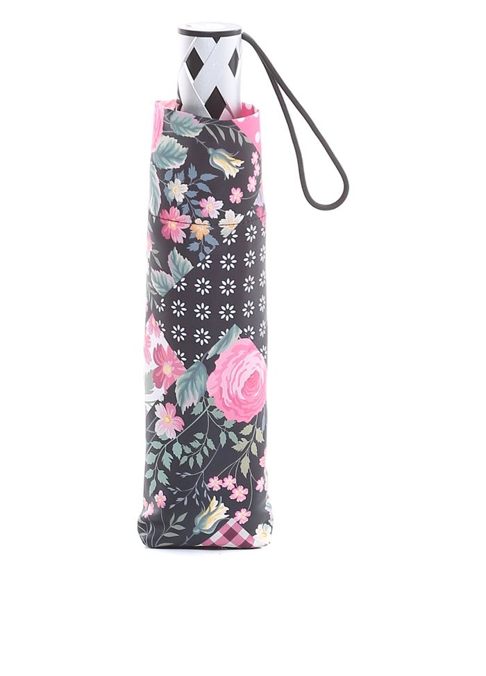 Зонт-автомат Baldinini Черный с розовым (50) купить недорого в Ты Купи