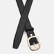 Женский кожаный ремень Borsa Leather CV1ZK-112bl-black
